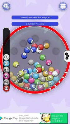 Tombola 3D - Random Number Generator android App screenshot 5